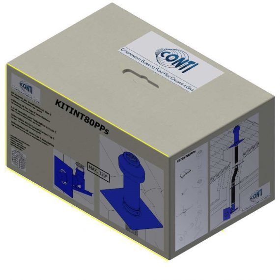 Коаксиално удължение за конвенционални котли - TOPLOMAX