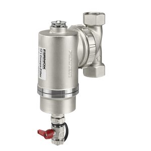 Магнитен циклонен филтър за отоплителната инсталация Fernox TF1 Omega + 1 1/4" и 1 1/2"