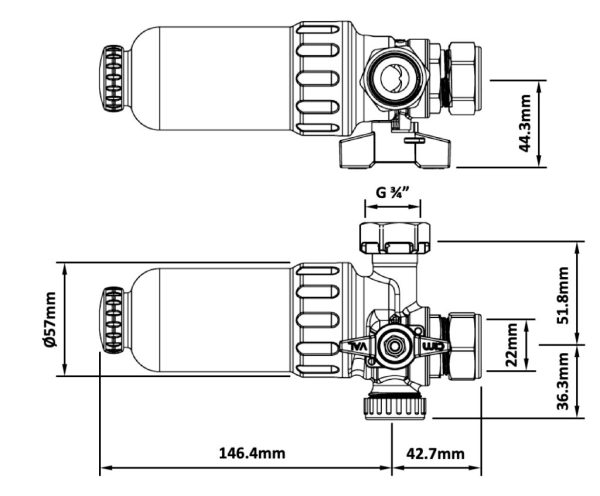 Магнитен филтър TF1 Sigma UB 3/4" - Image 6