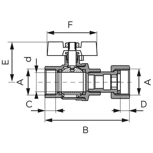 Холендров кран на 1/2" или 3/4" - Image 2