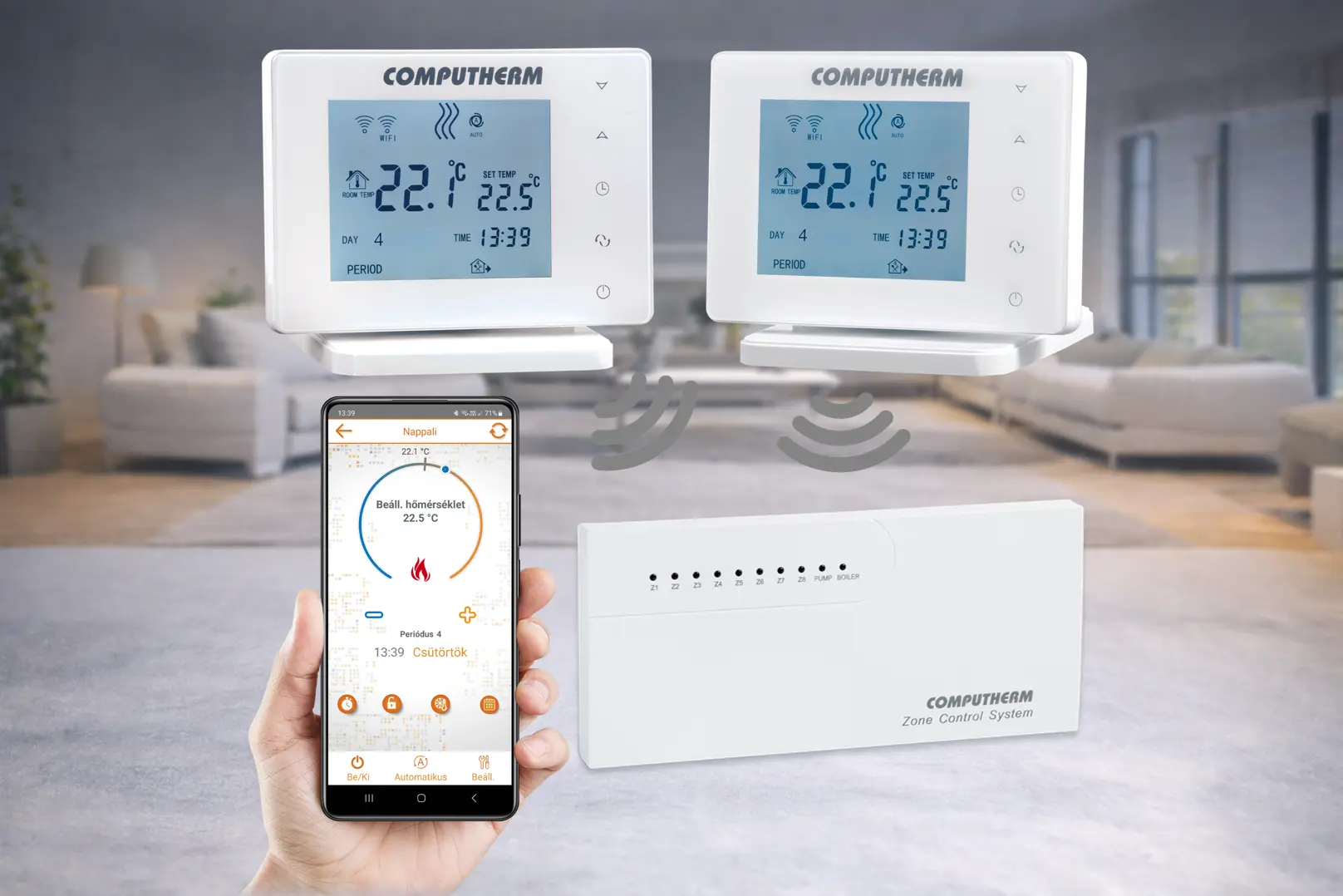 zone termostats wifi